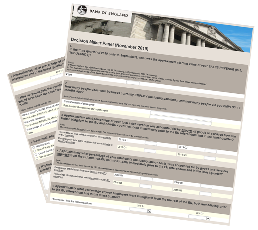 DMP Survey – Screenshot